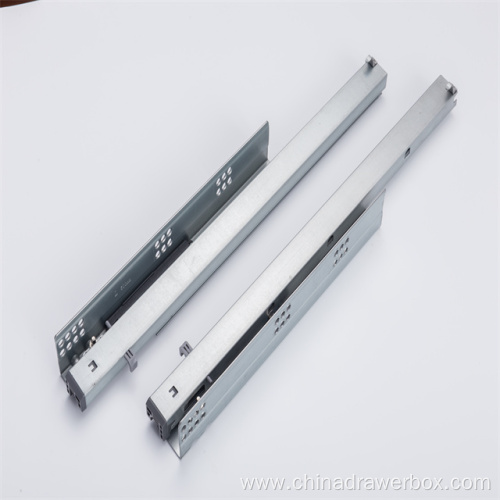 open undermount drawer slide with locking